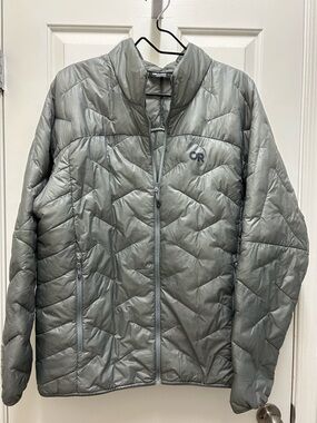 Men’s Outdoor Research Insulated Chevron Jacket - Light Gray